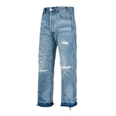 Y2K Ripped Denim Jean