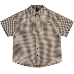 Retro Grapihc Double Side Oversized Shirt