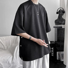 Retro Round Neck Oversized T-Shirt