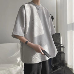 Retro Round Neck Oversized T-Shirt