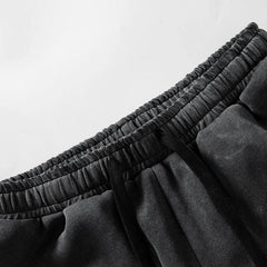 Retro Washed Knit Casual Short