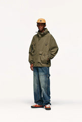 Retro Washed Wide Leg Cargo Jean