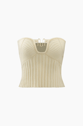 Ring Front Knit Tube Top - HouseofHalley