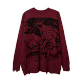 Salvation Printed Knit Wears Sweater