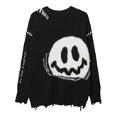 Smiley Face Punk Jumper Sweater