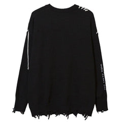 Smiley Face Punk Jumper Sweater