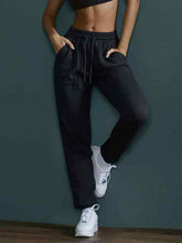 Solid Color High Waist Bound Feet Sporty Sweatpants - HouseofHalley