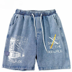 "SOLO SHADOW ON THE SIDEWALK" Cargo Short