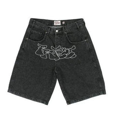 Y2K Casual Letter Printed Jorts