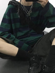 Striped Oversize Vintage T-Shirt
