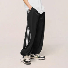 Striped Side Wide Leg Pant
