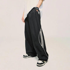 Striped Side Wide Leg Pant