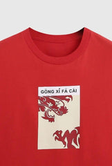 The Red Dragon Print T-Shirt