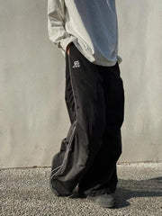 Vintage 90s Striped Wide Leg Pant