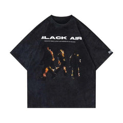 Vintage BLACK AIR Flame T-Shirt