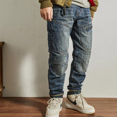 Vintage Motorcycle-Riding Cargo Pant