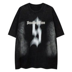 Vintage "SMOKING TIME" Oversized T-Shirt