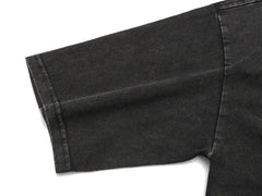 Vintage Snake Skeleton Print T-Shirt