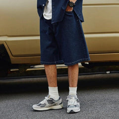 Vintage Straight Denim Short