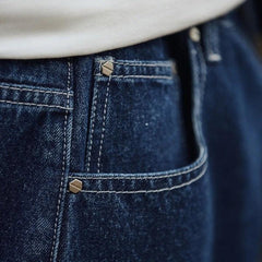Vintage Straight Denim Short