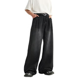 Washed Wide Leg Denim Jean