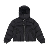Winter Hooded down Jacket Thickened