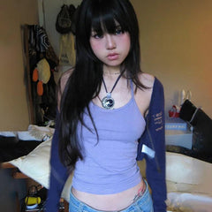 Y2K Aesthetics Two Piece Top