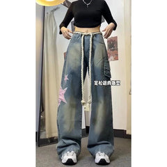 Y2K Baggy Star Oversized Jean
