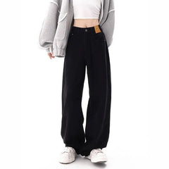 Y2K Baggy Straight Denim Jeans