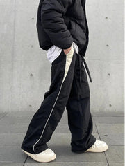 Y2K Black Cargo Casual Pants