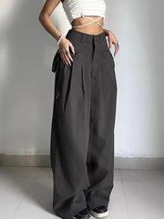 Y2K Casual Wide Leg Women Pant