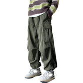 Y2K Corduroy Loose Wide Leg Cargo Pant