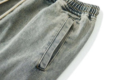 Y2k Denim Distressed Cargo Pant