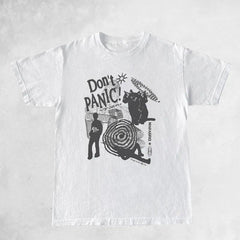 Y2k Don't Panic Printed T-Shirt