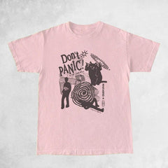 Y2k Don't Panic Printed T-Shirt