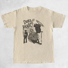 Y2k Don't Panic Printed T-Shirt