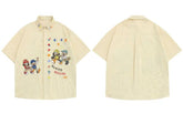 Y2K Embroidery Cartoon Printed Shirt