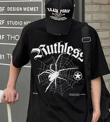 Y2K Gothic Spider T-Shirt