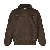 Y2K Halo Dyed Leather Jacket