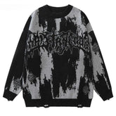 Y2K Knitted Punk Hipster Gothic Sweater