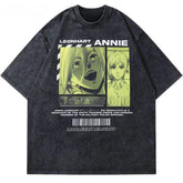 Y2K LEONHART Anime Oversized T-Shirt