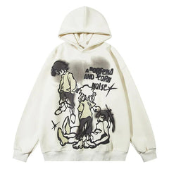 Y2K AborFend Cartoon Hoodie