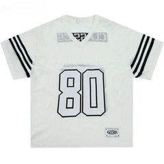 Y2K Retro Knitted Letter Oversized T-Shirt