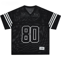 Y2K Retro Knitted Letter Oversized T-Shirt