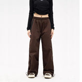 Y2k Retro Solid Wide Leg Sweatpant