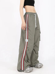 Y2K Striped Sport Cargo Pant