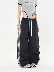 Y2K Striped Sport Cargo Pant