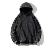 Y2K Vintage Black Wash Hoodie