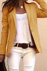 Sale Candy Color Suit Commuter Slim Jacket