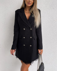 Chanel Double Breasted Lace Suit Dress